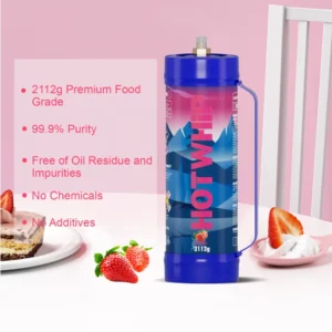 Whipped Cream Charger 3.3L Food Grade Tanks(Strawberry Flavor), Whipped Cream Charger - Image 6