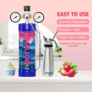 Whipped Cream Charger 3.3L Food Grade Tanks(Strawberry Flavor), Whipped Cream Charger - Image 7
