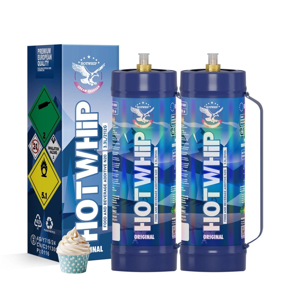 Hotwhip Whipped Cream Charger 3.3L/2112g Food Grade Tanks Unflavored - Image 5