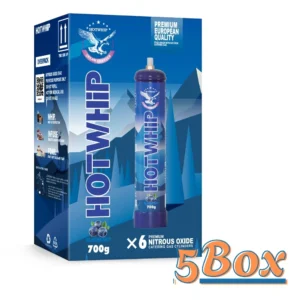 Alternative view of Whipped Cream Charger 1.1L/700g Food Grade Tanks (Blueberries Flavor)