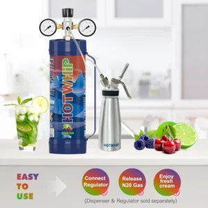 Hotwhip 3.3L/2112g Whipped Cream Charger, Bomb Pop Flavor Tanks - Image 3