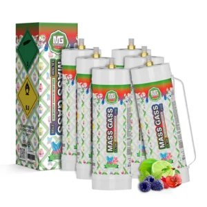Alternative view of MassGass 3.3L/2112g -Bombpop Flavor Whipped Cream Charger Tanks