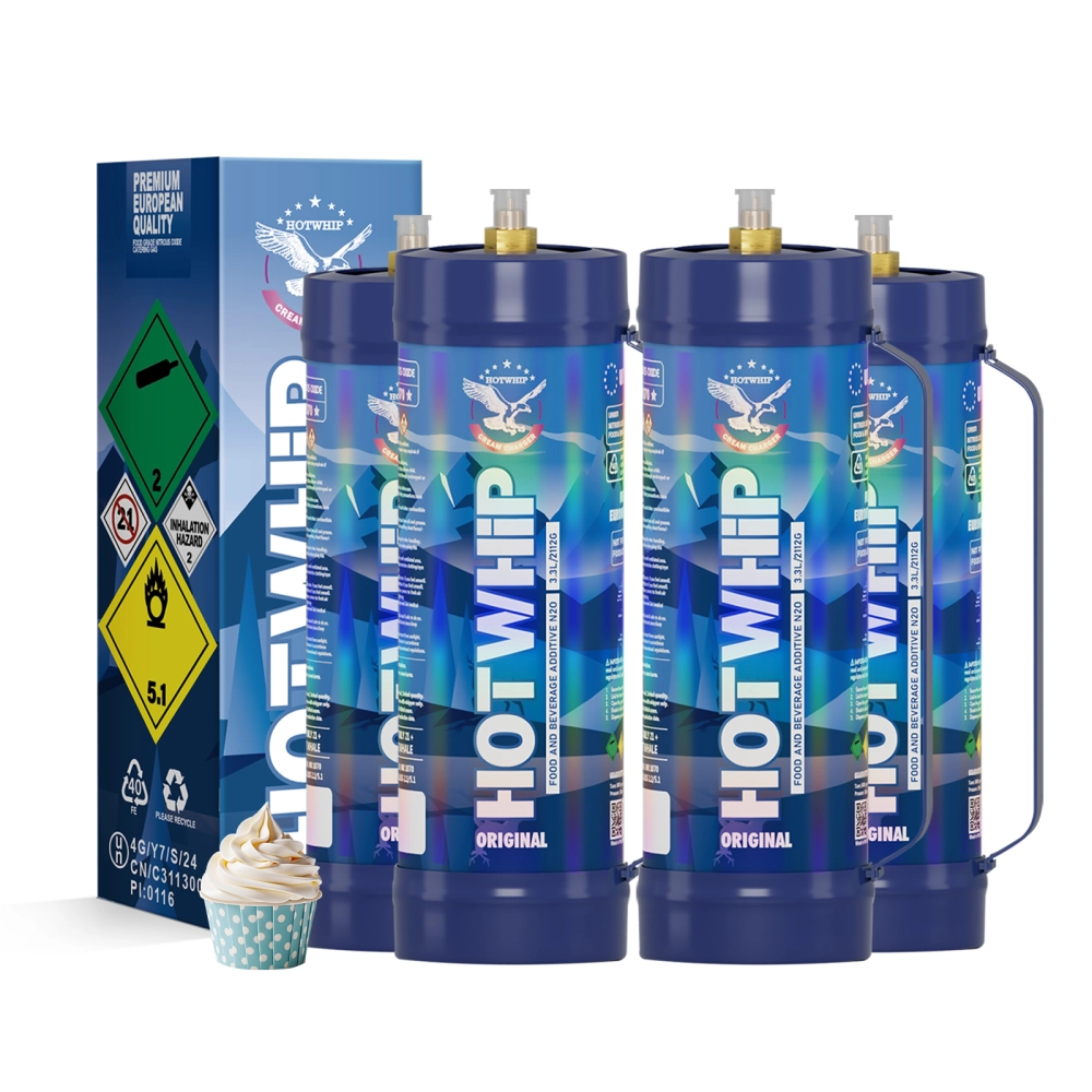 Hotwhip Whipped Cream Charger 3.3L/2112g Food Grade Tanks Unflavored - Image 4