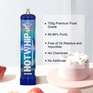 Alternative view of Whipped Cream Charger 1.1L/700g Food Grade Tanks Unflavored, Original Flavor Tanks