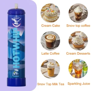 Whipped Cream Charger 1.1L/700g Food Grade Tanks (Blueberries Flavor) - Image 9