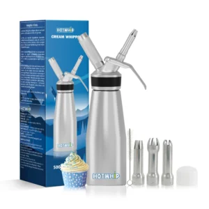 Hotwhip Whipped Cream Dispenser Aluminum & Stainless Steel, 500mL - Image 6