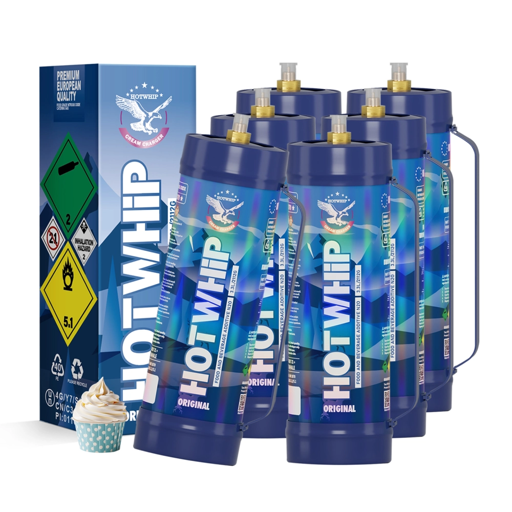 Hotwhip Whipped Cream Charger 3.3L/2112g Food Grade Tanks Unflavored - Image 3