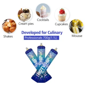 Whipped Cream Charger 1.1L/700g Food Grade Tanks Unflavored, Original Flavor Tanks - Image 6