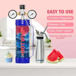 3.3L/2112g *9 Pcs Whipped Cream Charger Food Grade Tanks (Watermelon Flavor) - Image 4
