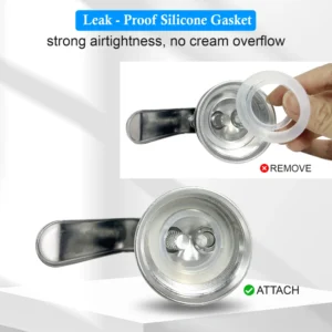Alternative view of Hotwhip Whipped Cream Dispenser Aluminum & Stainless Steel, 500mL