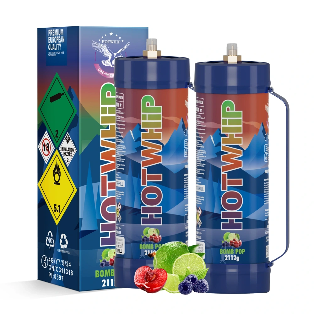 Hotwhip 3.3L/2112g Bomb Pop Flavor Whipped Cream Charger - For Canada - Image 8