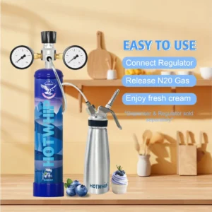 Whipped Cream Charger 1.1L/700g Food Grade Tanks (Blueberries Flavor) - Image 6