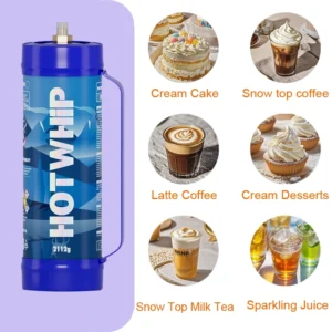Hotwhip Whipped Cream Charger 3.3L/2112g Food Grade Tanks Unflavored - Image 9